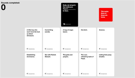 cardsagainsthumanity online free|cards against humanity unblocked online.